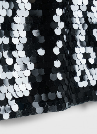 Мини-юбка с пайетками для девочек