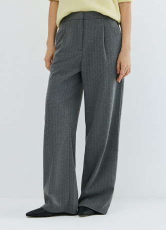 Трикотажные прямые брюки