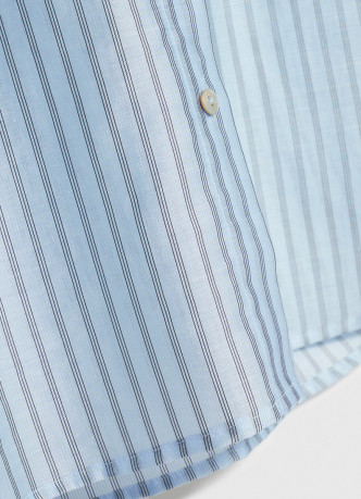 Блузка из лиоцелла в полоску