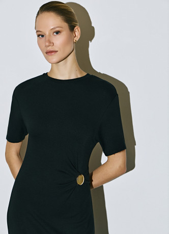 Платье-футболка с декором