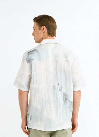 Рубашка с принтом