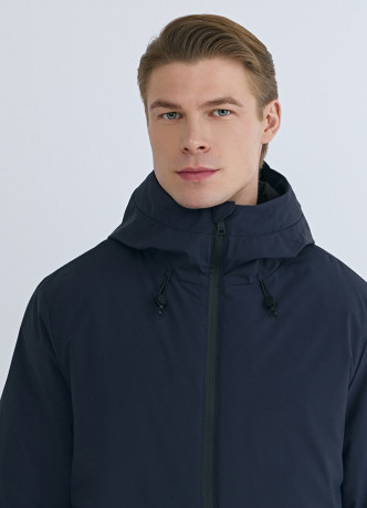 Утеплённая куртка с капюшоном