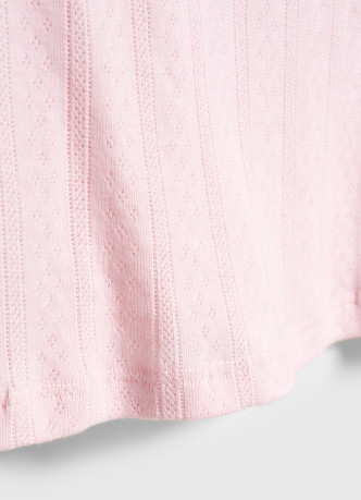 Пижамная майка из ажурного трикотажа