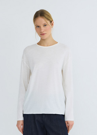 Лонгслив из структурной ткани