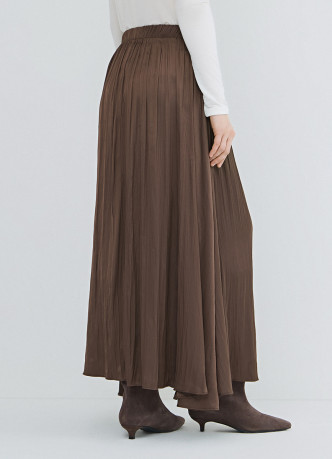 Юбка из ткани с жатым эффектом