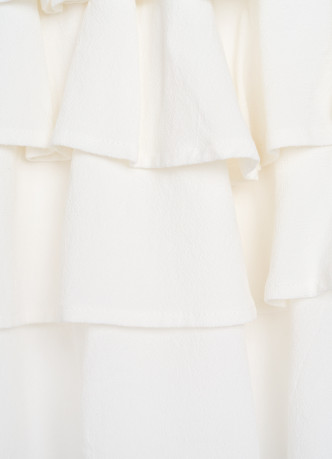 Юбка из ткани с жатым эффектом для девочек