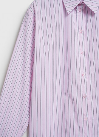 Рубашка в полоску из хлопка
