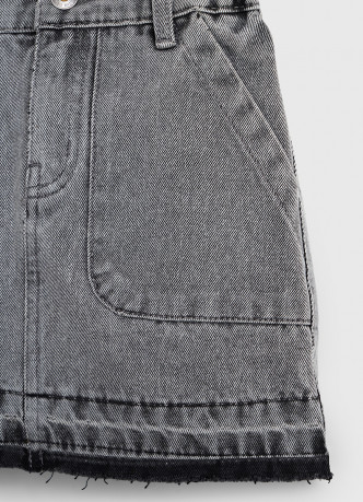 Джинсовая короткая юбка для девочек