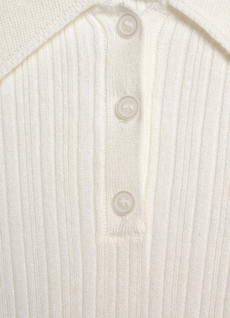 Вязаный джемпер с коротким рукавом для девочек