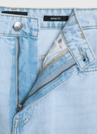 Джинсы Mom с высокой посадкой