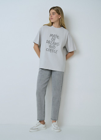 Футболка со стразами