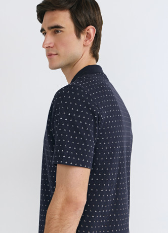 Поло с принтом