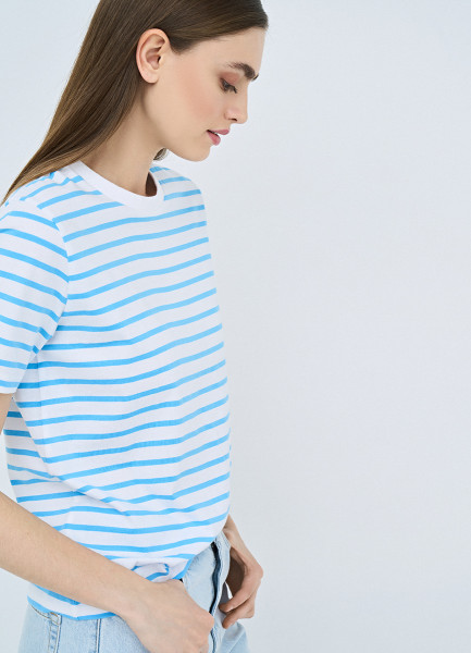 

Футболка в полоску, Белый