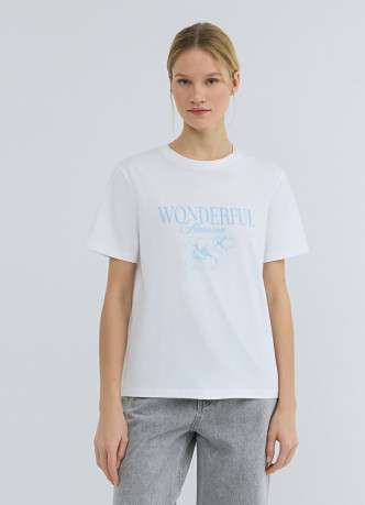 Футболка с принтом