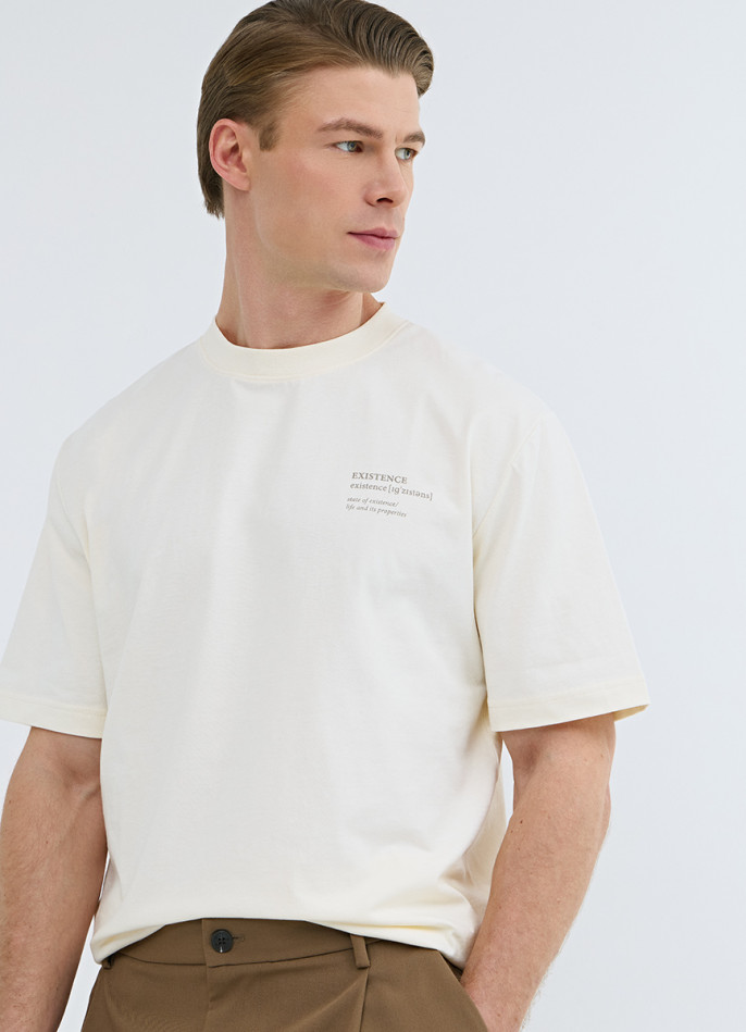 Футболка с принтом