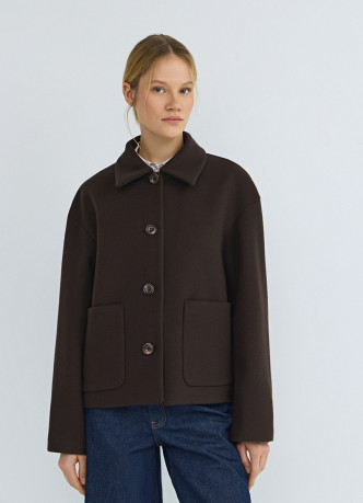 Куртка из пальтовой ткани