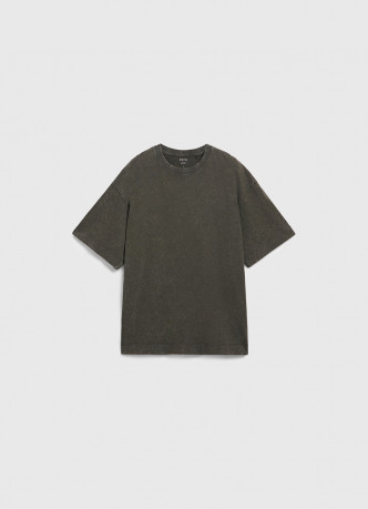 Базовая футболка с эффектом стирки