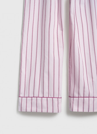 Брюки пижамные из хлопка в полоску