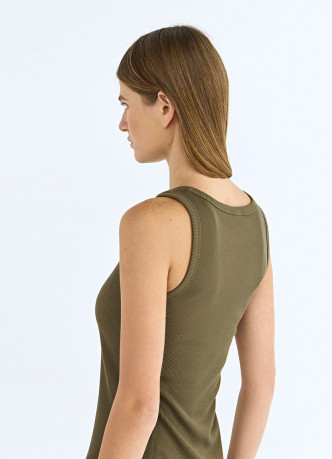 Платье-майка из трикотажа