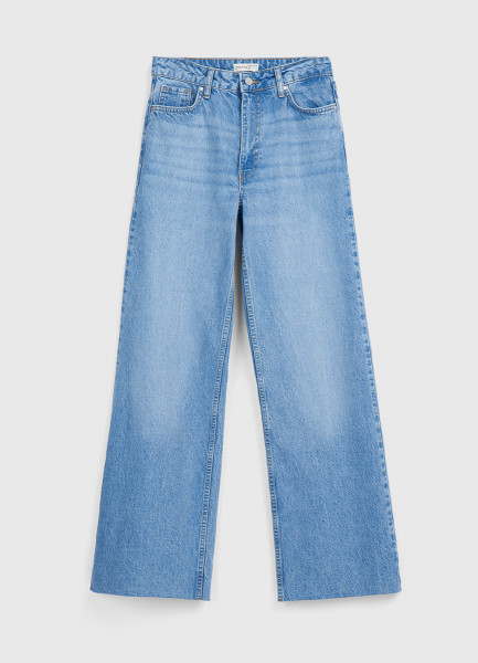 Широкие джинсы с высокой посадкой, Голубой O`Stin LP465OO02-D6 - фото 7