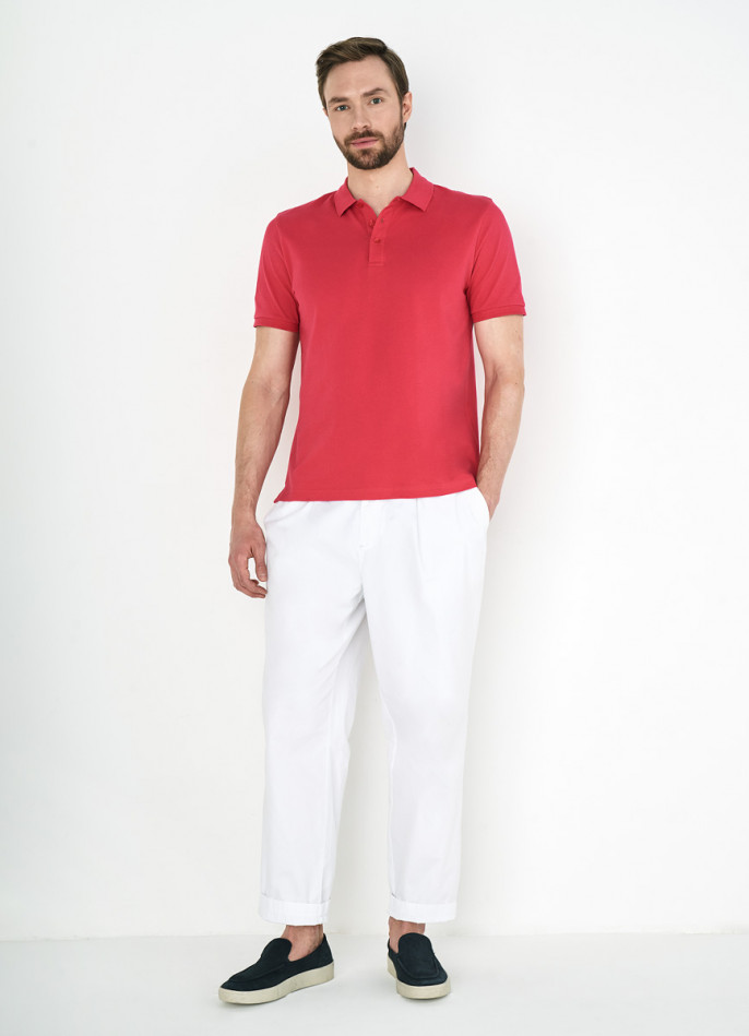 Брюки Comfort fit из поплина