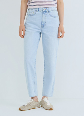Джинсы Mom с высокой посадкой