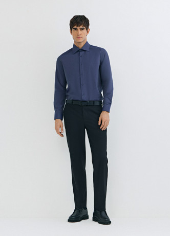 Рубашка из структурной ткани