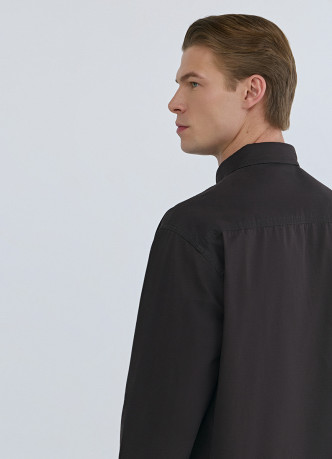 Рубашка из твила с карманом