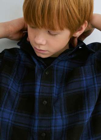 Рубашка из фланели для мальчиков