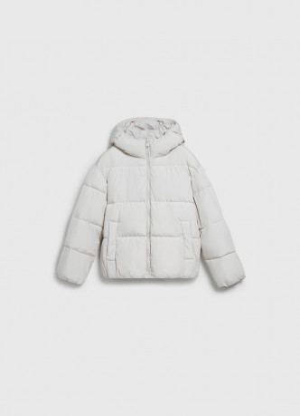 Утеплённая куртка с капюшоном