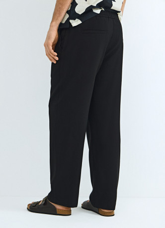Брюки из вискозы с эластичным поясом