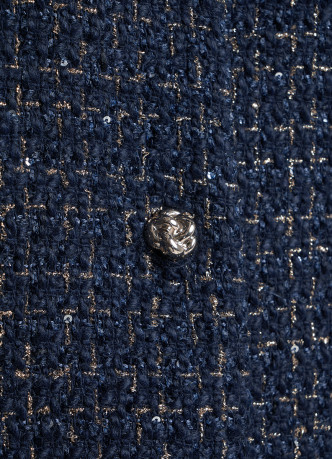 Укороченный жакет из твида