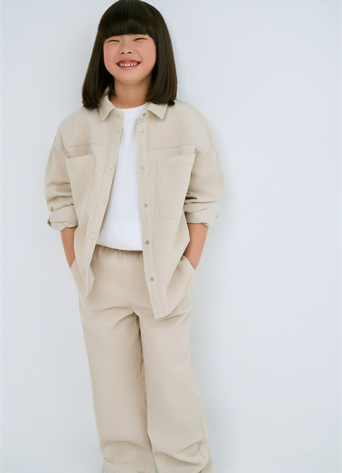 Вельветовые брюки для девочек