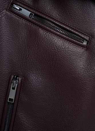 Куртка из искусственной кожи