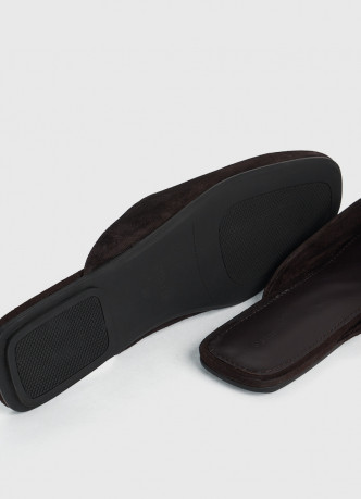 Замшевые мюли