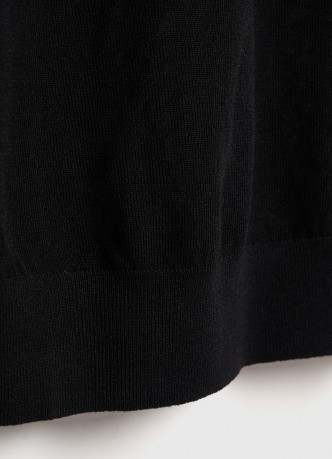 Полупрозрачный джемпер с коротким рукавом