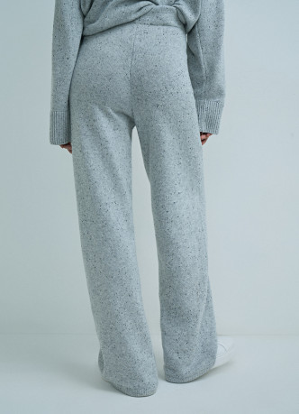 Широкие брюки из фактурной пряжи