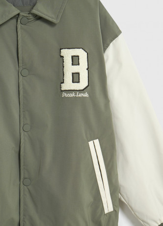 Утеплённый бомбер для мальчиков