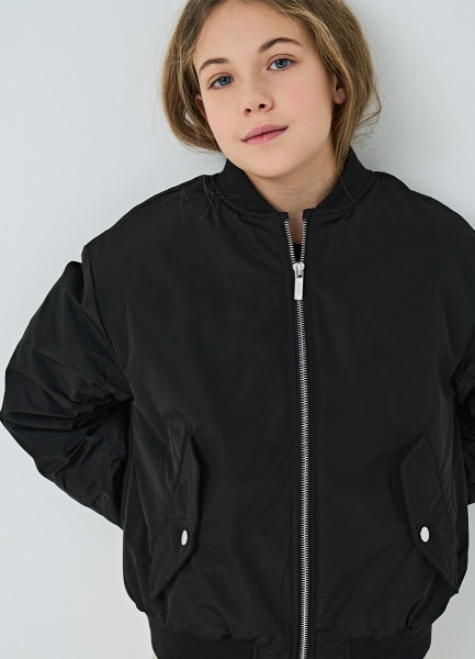 Куртка утеплённая для девочек, Черный O`Stin GJ7675O02-99 - фото 3
