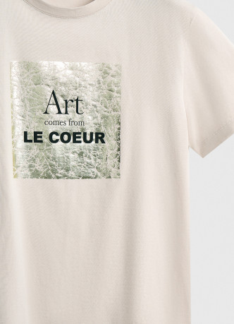 Футболка с принтом