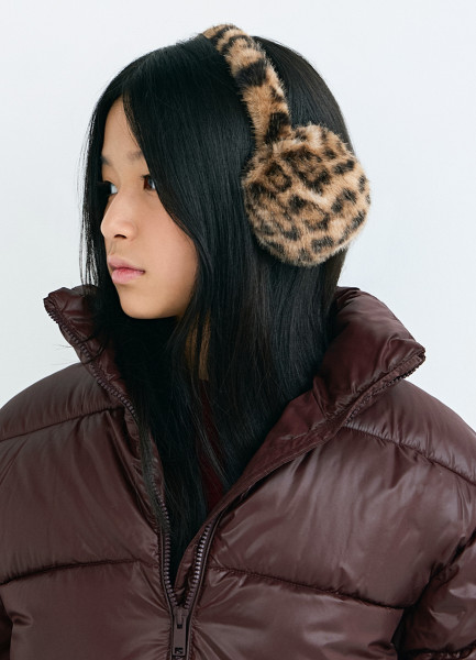 

Меховые наушники для девочек, Мультицвет