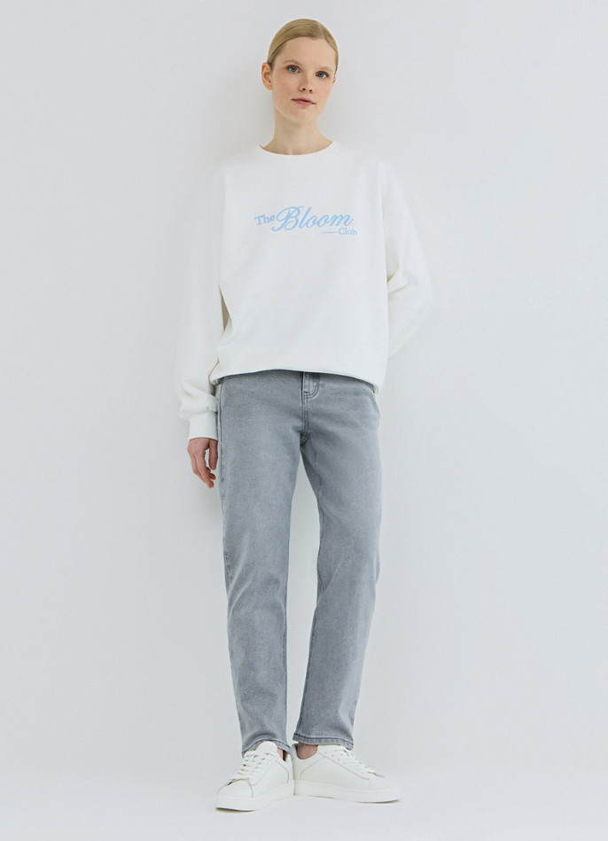 Джинсы Mom с высокой посадкой