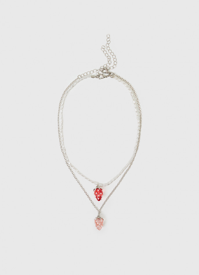 Ожерелье с подвесками для девочек, 2 шт.