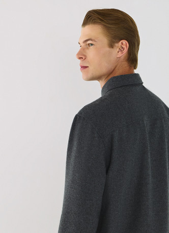 Рубашка из смесовой шерсти