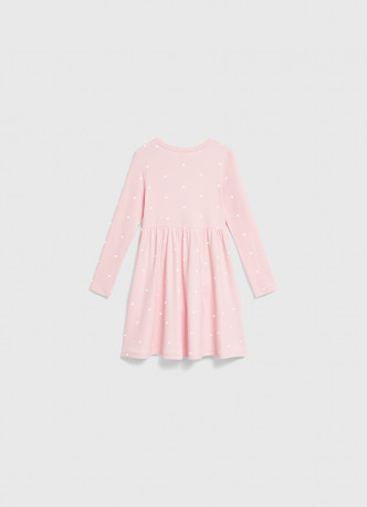 Трикотажное платье c принтом для девочек