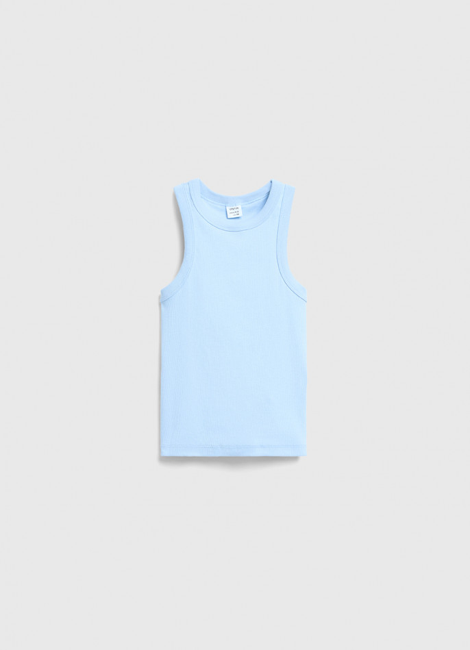 Майка в рубчик для девочек