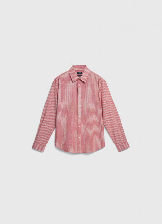 Рубашка изо льна с хлопком