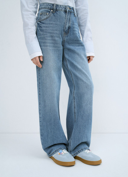 

Джинсы Straight для девочек, Голубой