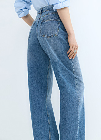Джинсы Баррел с высокой посадкой