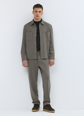 Рубашка из плотного трикотажа